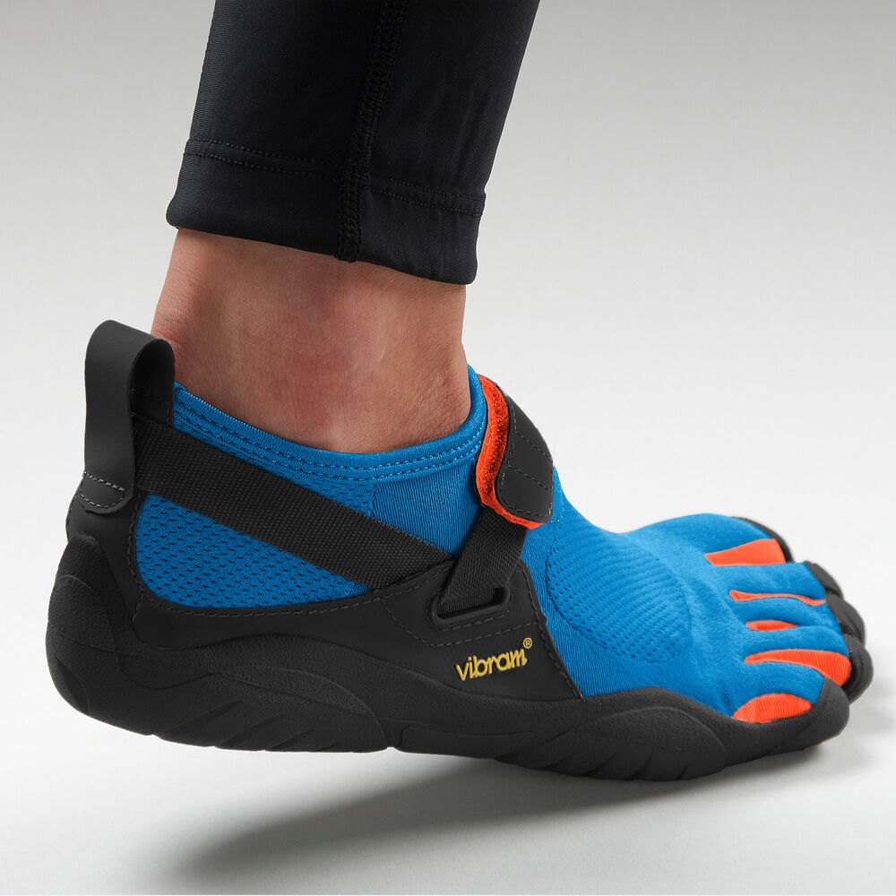 Vibram FiveFingers Heren Kso - Fitness Schoenen Blauw/Oranje - 576419DTE